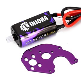 INJORA RC 050 Pro 50T Motor High Moment with Metal Bracket for 1:24 RC Crawler Axial SCX24 AX24 Gladiator Bronco C10 JLU Deadbolt Upgrade