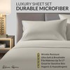 Leluxe Home Full Size Sheets Set of 4-100% Microfiber Full