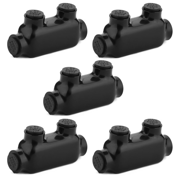 HWYPSJ 2 Port Inline Splice Connector 2/0-6 AWG Aluminum to