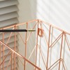 Y YOMA 1 Pack Rose Gold Hanging File Folder Organizer