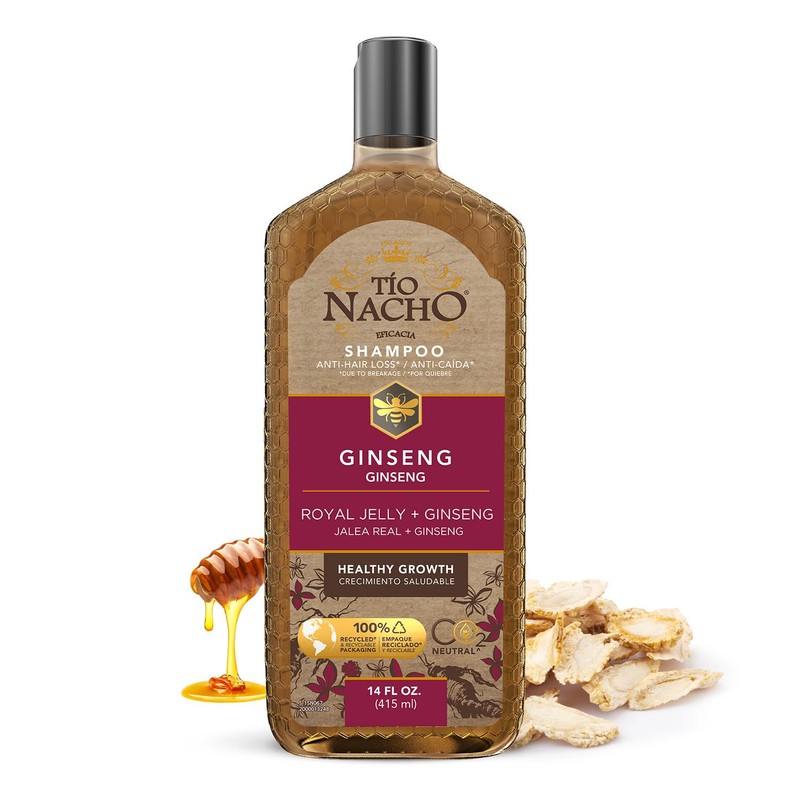 Tio Nacho Ginseng Shampoo with Royal Jelly, Herbal Hair Growth