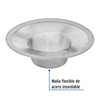 Foset Coladera Malla Para Fregadero 3/4' Acero Inoxidable Plateado