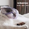 3pcs Cat Dog Muzzle AntiBite Cat Mouth Cover Breathable Transparent