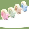 Taicols 4 Pack Invisible Tape with Mini Dispenser Set 1/2