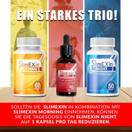 Enolenia NEU: SlimEXin? Power-Trio MORNING BURN + AKUT Bittertropfen+ NIGHT BURN EXTREM Stoffwechsel, schnell & endlich - mit hochwertige natrliche Inhaltsstoffe fr Frauen + M?nner