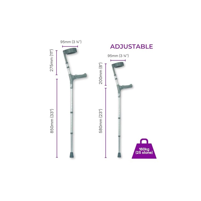 Your Essential Shop Coopers Comfy Grip Handle Double Adjustable Elbow