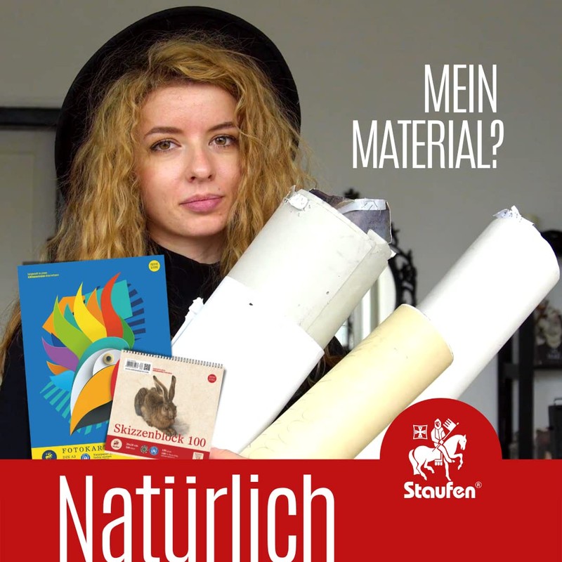 Staufen Edition Dürer - Blocco trasparente DIN A4, 25 fogli,