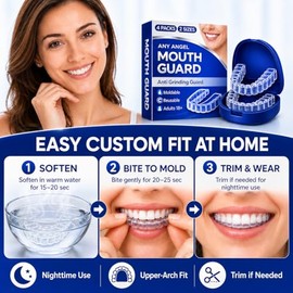 Mouth Guard for Sleeping, Mouth Guard for Grinding Teeth at Night | Anti Grinding Guard for Clenching Teeth at Night, Night Guards for Teeth Grinding,