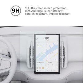 Generic MBSIX Screen Protector Compatible with Volvo EX30 12.3 Inch Touchscreen,HD Clear,Scratch-Resistant,Anti Glare,EX30 Accessories Screen Protector