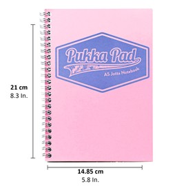 Pukka Pad Pastel A5 Wirebound Jotta Notebook Ruled 80gsm – 8629-PST - Assorted