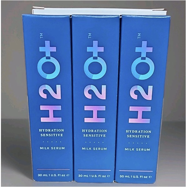H2O+ Hydration Sensitive Milk Serum 30ml 1oz LOT OF 3