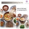 BALWOO Korean Pot [Buncheong] MUD GLAZE Earthenware Ttukbaegi, Natural Ceramic