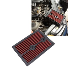 Filtro de Aire del Motor, Lavable Reutilizable de Alto Flujo 33-3004 04E129620 Repuesto para Seat Toledo//