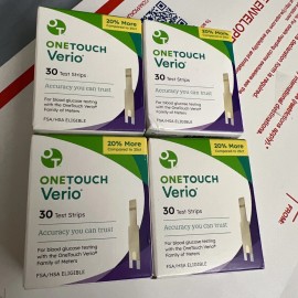 OneTouch Verio 120 Yes 120ct One Touch Verio Test Strips exp 2/2026++ Mint Retail Sale-49.99