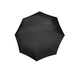 reisenthel Umbrella Pocket Classic Compact Pocket Umbrella Made from Recycled PET Bottles with Ergonomic Handle Design, Black Hot Print, UMBRELLA