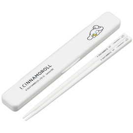 Skater ABC3AG-A Adult Chopsticks & Chopsticks Case Set, Antibacterial, 7.1 inches (18 cm), No Chatting, Made in Japan