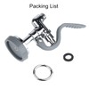 KWODE Pre-Rinse Spray Valve Commercial Sink Faucet Sprayer Head Dish
