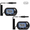 VIVOSUN 2-Pack LCD Digital Aquarium Thermometer Fish Tank Water Terrarium