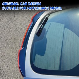 SZYANG Spoiler Compatible with 2022-2025 Honda Civic Hatchback Trunk Spoiler ABS Lip Spoiler Wing Replacement for 2022 2023 2024 2025 Honda Civic Accessories(Glossy Black)