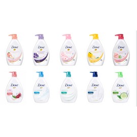 DOVE Nourishing Body Wash Shower Gel White/Relaxing/Sakura/Japanese/Exfoliating/Sensitive/Nourishing/Fresh 1L