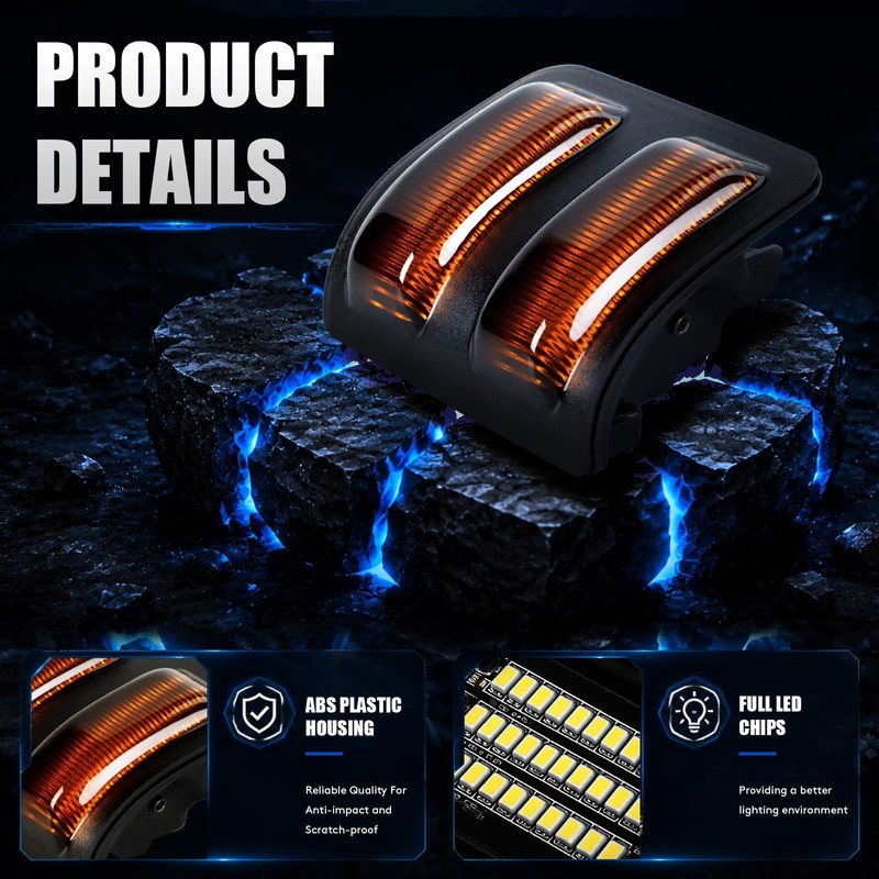 EASY EAGLE LED Side Mirror Turn Signal Lights for Ford