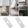2Pcs 6inch Stainless Steel Faucet Base Plate Hole Cover for