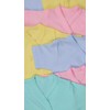 ToBeInStyle Girl's 4-Pack Short Sleeve Kimono Tee Shirts - Pastel