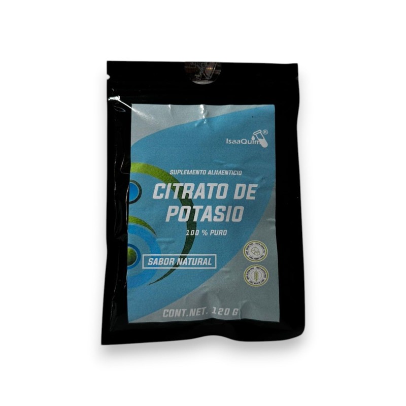 Citrato de Potasio IsaaQuim® | Pack 3 Sobres (120 g