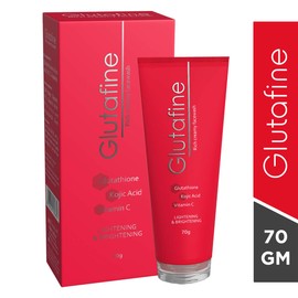 Glutafine Rich Creamy Facewash for Lightening and Brightening - 70g : Pack of 2