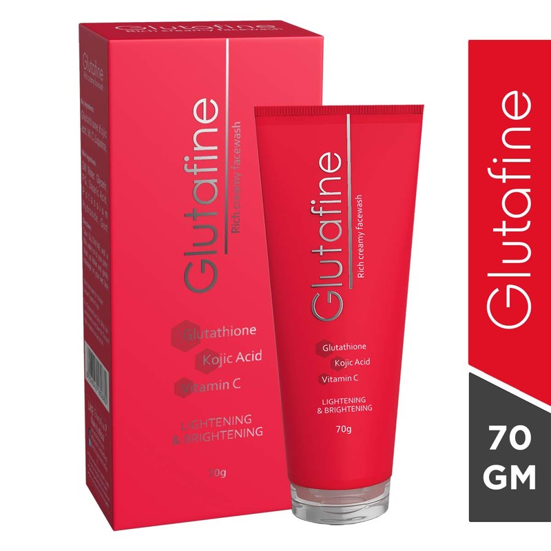 Glutafine Rich Creamy Facewash for Lightening and Brightening - 70g