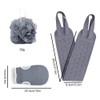 Yuka Washing, Rubber Back Scrub, Mud Gloves, Avalanched, Double-sided Use,