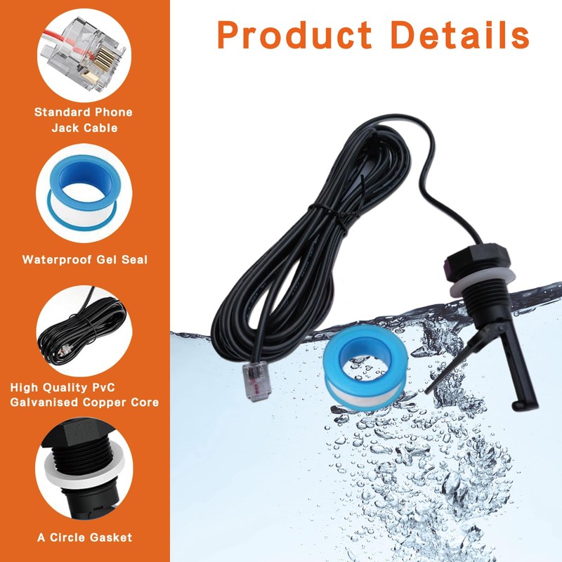 Pool Flow Sensor Suitable Hayward Salt Cell and Chlorine Generator