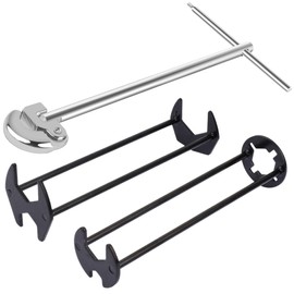 Bath&Bath Sink Wrench, Faucet Tool, Faucet Spanner, Washbasin, Faucet Spanner Wrench, Mixing Valve Replacement Tool, Water System Tool TR1171 3-Piece Set