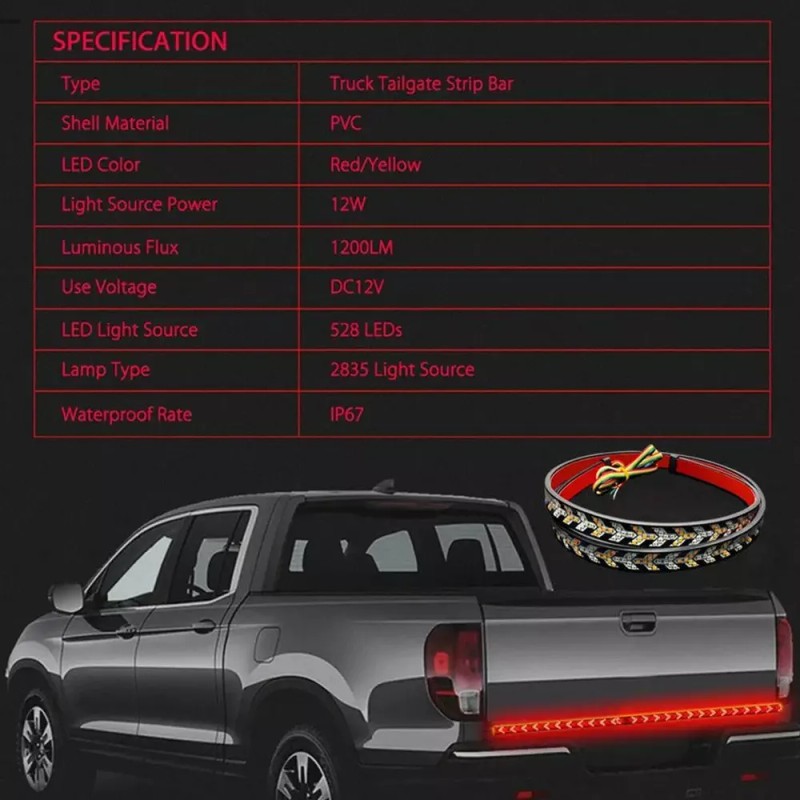 generic Luces Traseras Para Camiones Y Coches, Tiras De Luz