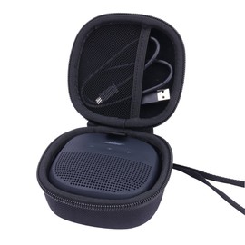 Funda rígida para bocina inalámbrica portátil Bose SoundLink Micro Bluetooth, Negro