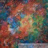 BonEFul FQ Cotton Quilt Rainbow Color Kid Water Bubble Polka