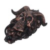 Horned God Skeleton Hanging Door Knocker Wall Hanging Plaque for