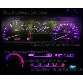 newlineperformanceLED Pink LED Cluster + Climate Bulb KIT for Honda Civic EF / Wagon / CRX 1990-1991