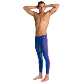 ARENA Men's Powerskin R-Evo Open Water Swim Triathlon Pants, Ocean Blue, 24