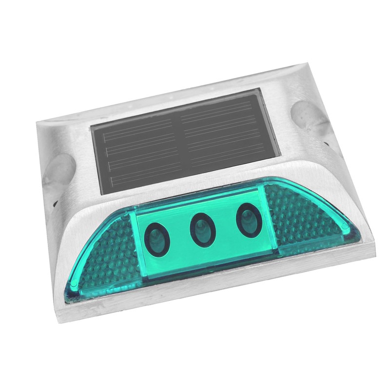 LED Solar Power Ground Marker Lights Waterproof Outdoor Driveway Road