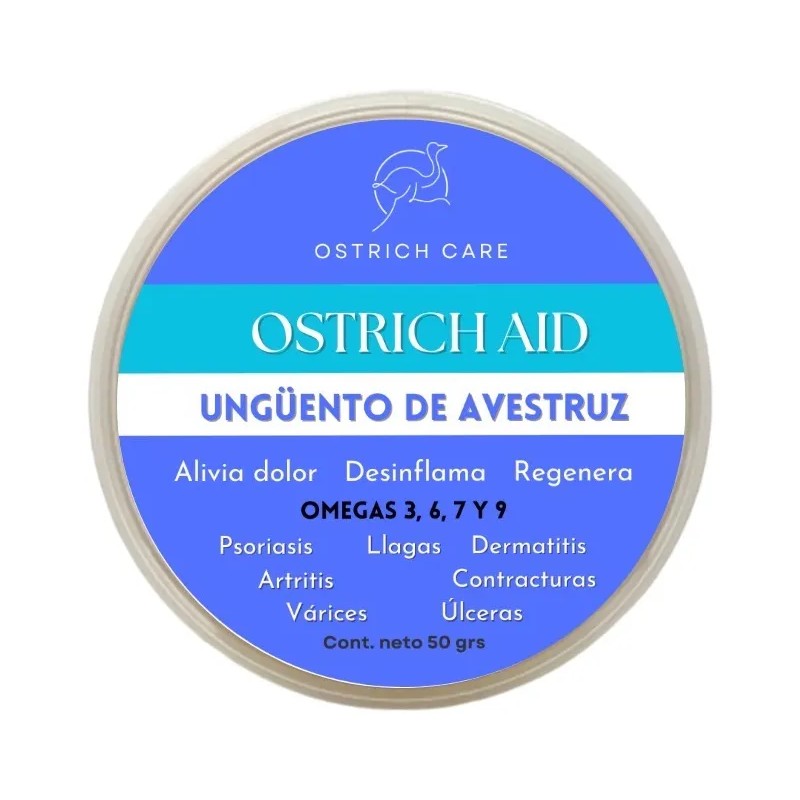 Ungüento Corporal De Avestruz Ostrich Aid 50 Gr Kit 2