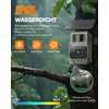 Solar Trail Camera 64MP 4K, 6000mAh Wildlife Camera with Night