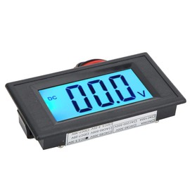 Mini Digital Voltmeter, YB5135D LCD Digital Voltage Tester, Dual Wire DC Voltmeter, Monitoring Voltmeter (DC3.5V-30V)