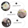 Healvian Elegant Wedding Hair Comb for Bride Floral Side Comb