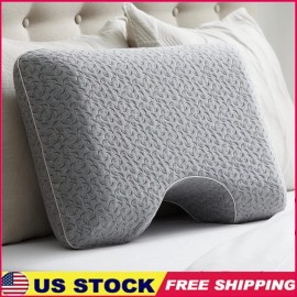 Side Sleeper Memory Foam Pillow Cooling Gel Charcoal Infused Antimicrobial New