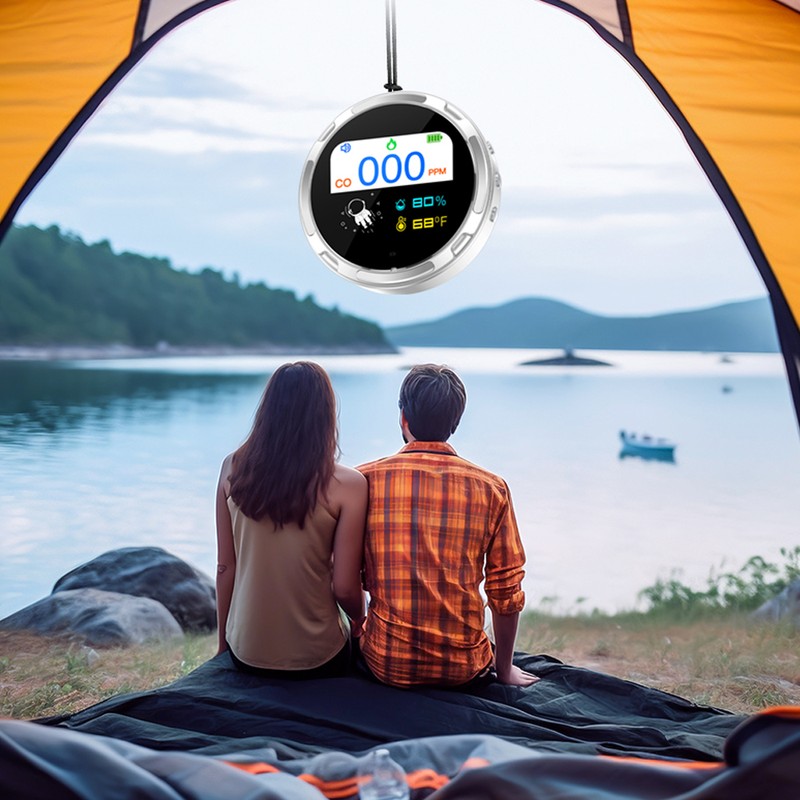 2.1-inch Display Detector Portable Carbon Monoxide Tester Multifunctional Temperature and