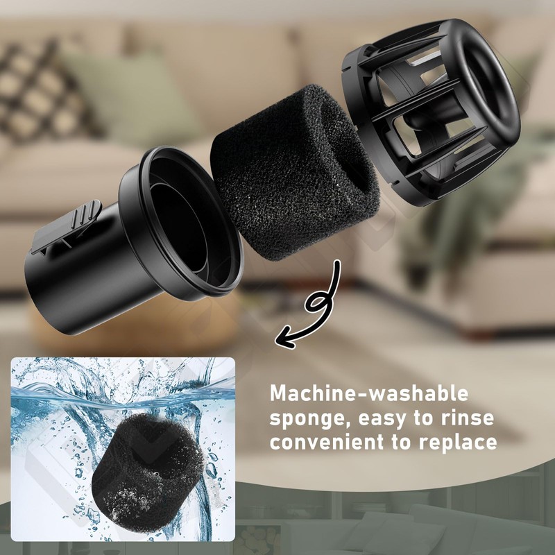 DECKMAN WS25025A VT2525 Wet/Dry Vacs Vacuum Muffler Diffuser - 2-1/2-Inch