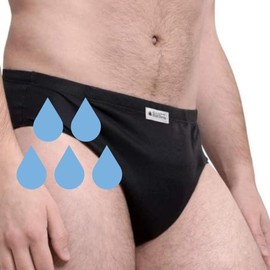 SliPss Medium - Incontinence nappies for men, discreet, washable and reusable. For medium urinary flux - Made in Italy. xl