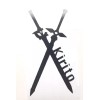 Kirito Kirigaya Sword SAO Sword Art Online Black Sticker Vinyl