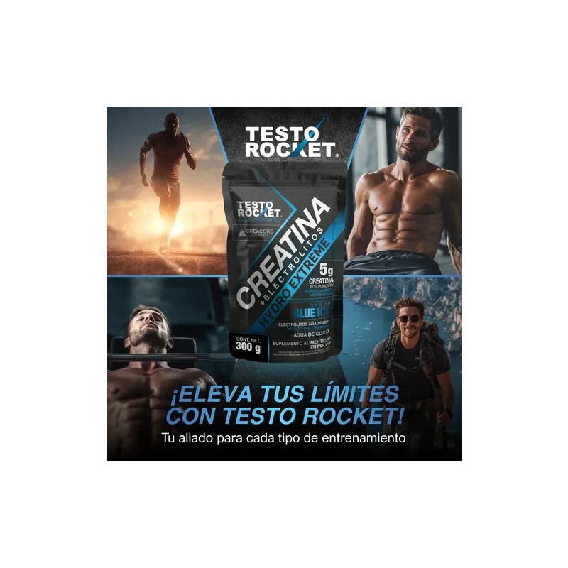 Creatina Monohidratada Electrolitos 100 Alta Pureza Micronizada Hidratacion Rendimiento Muscular